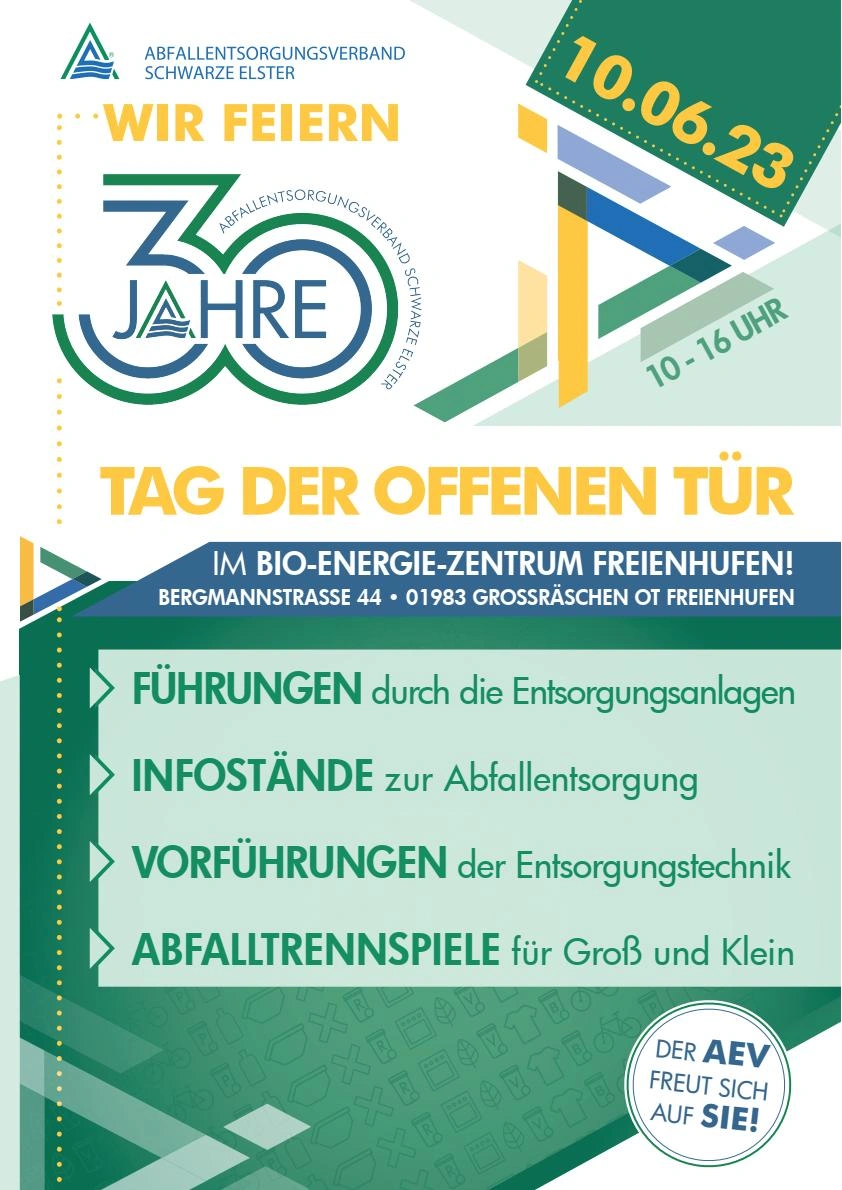 30 Jahre AEV Plakat.